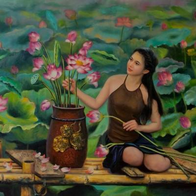 Woman Flower 3